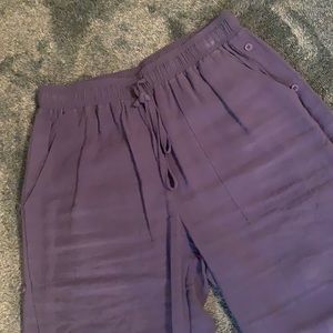 Purple eggplant pants